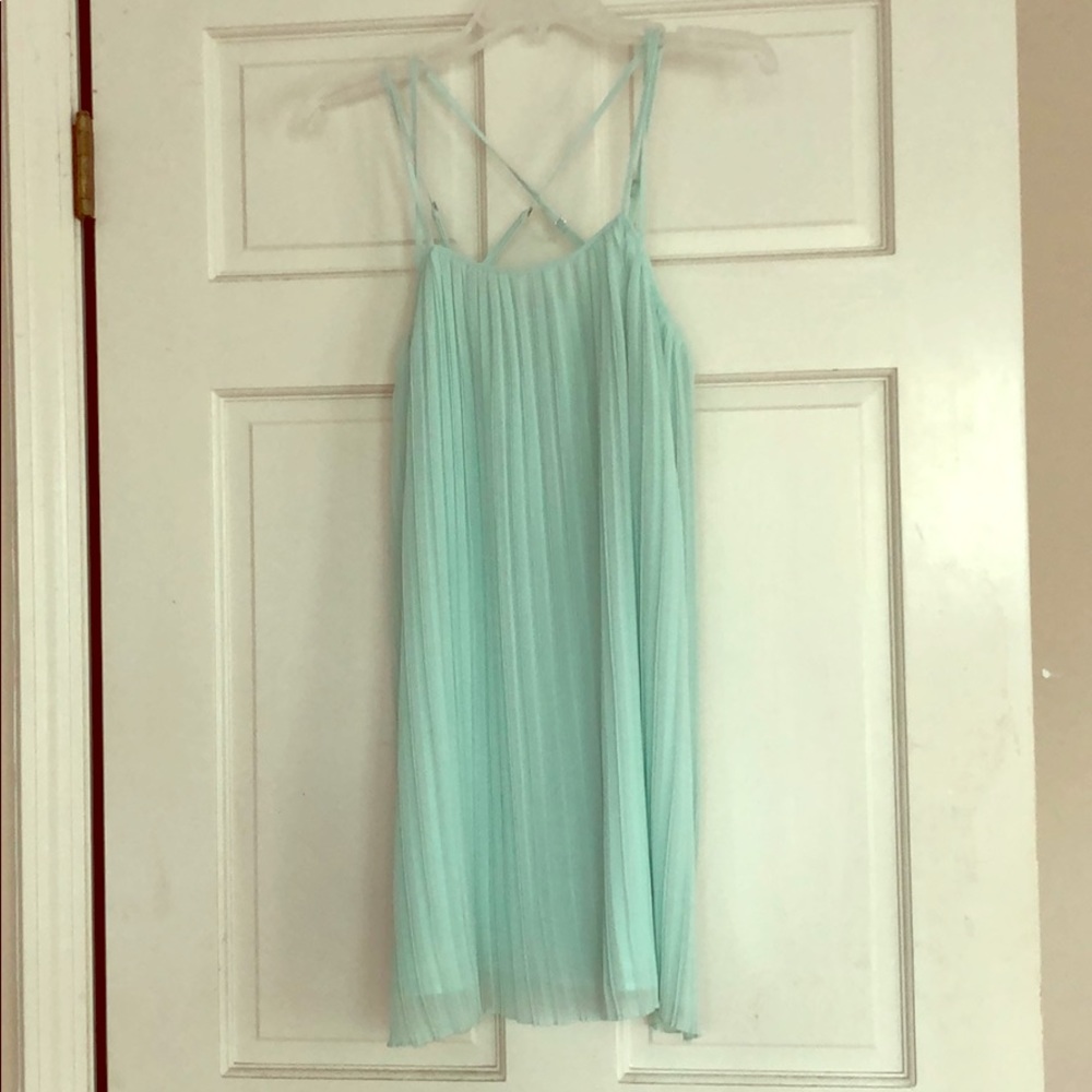 BCBG Generation Strappy Pleated Dress